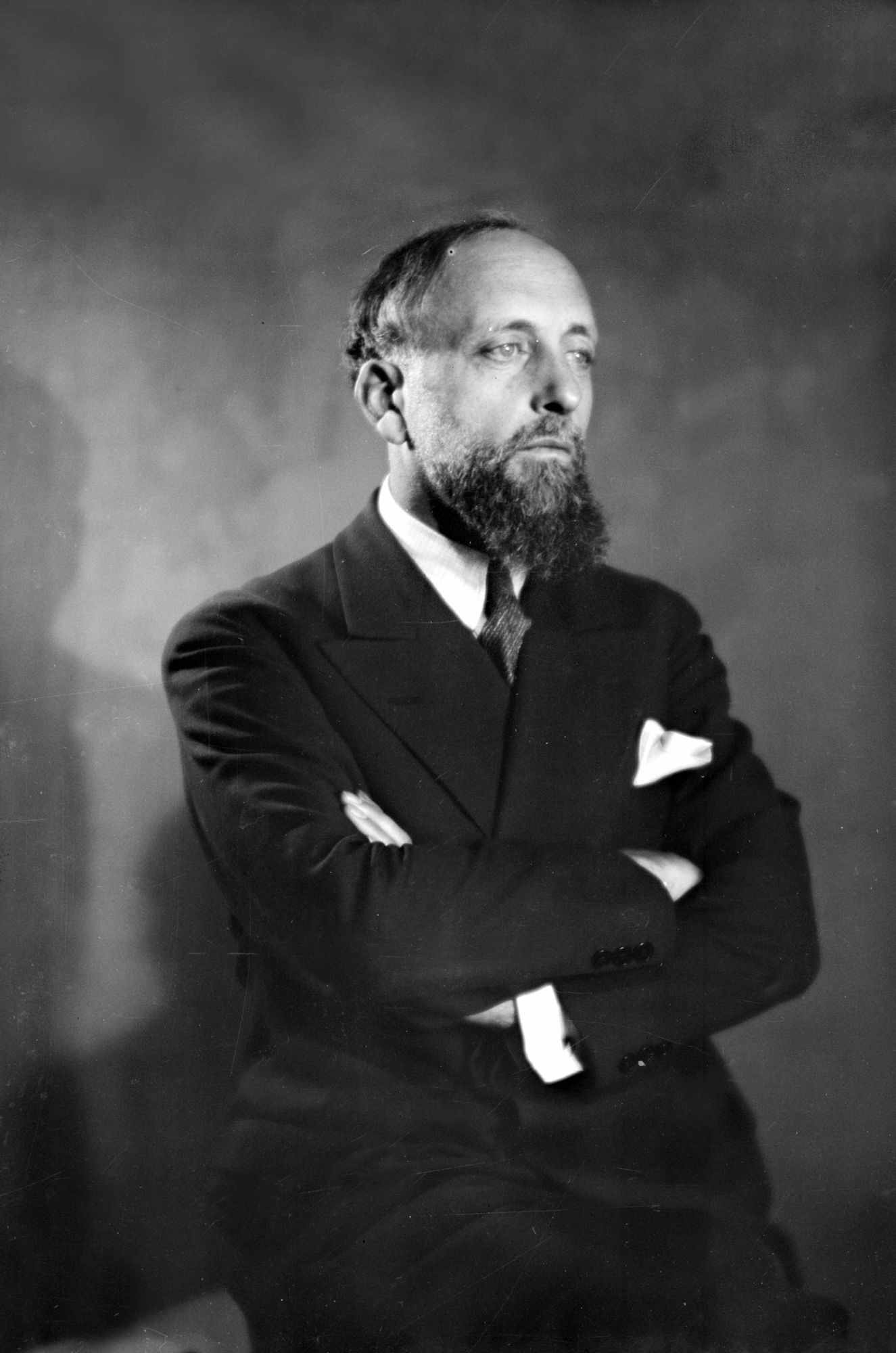 Ernest Ansermet en 1939, photo Roger Violet, Boris Liptnitzki - Cliquer sur la photo pour l'original et ses références