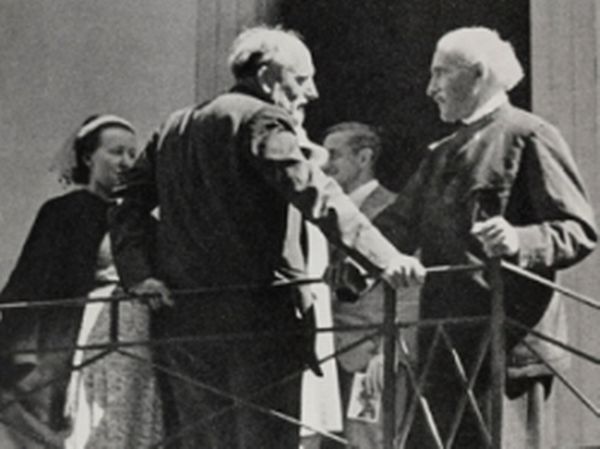 Ernest Ansermet et Arturo Toscanini au festival de Lucerne 1938