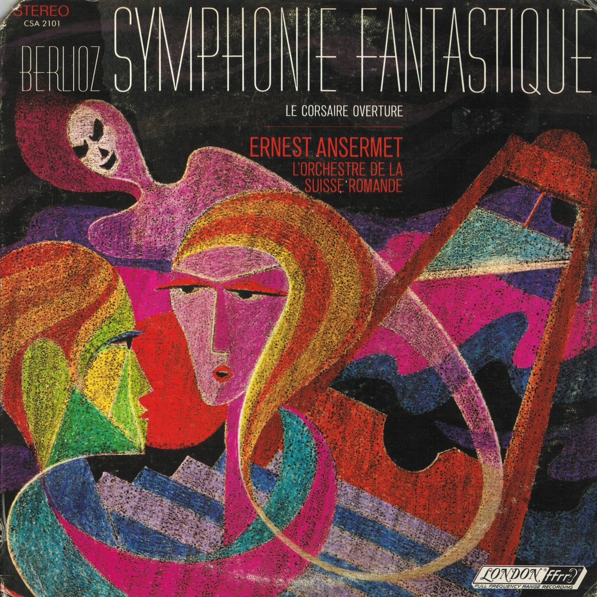 Berlioz, Symphonie Fantastique, OSR, Ernest ANSERMET, Decca 1968, Cliquer sur la photo pour une vue agrandie et les références