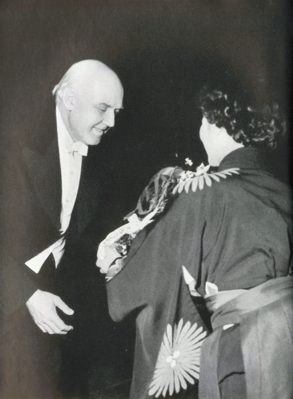 Walter GIESEKING, 1951, en tournée au Japon