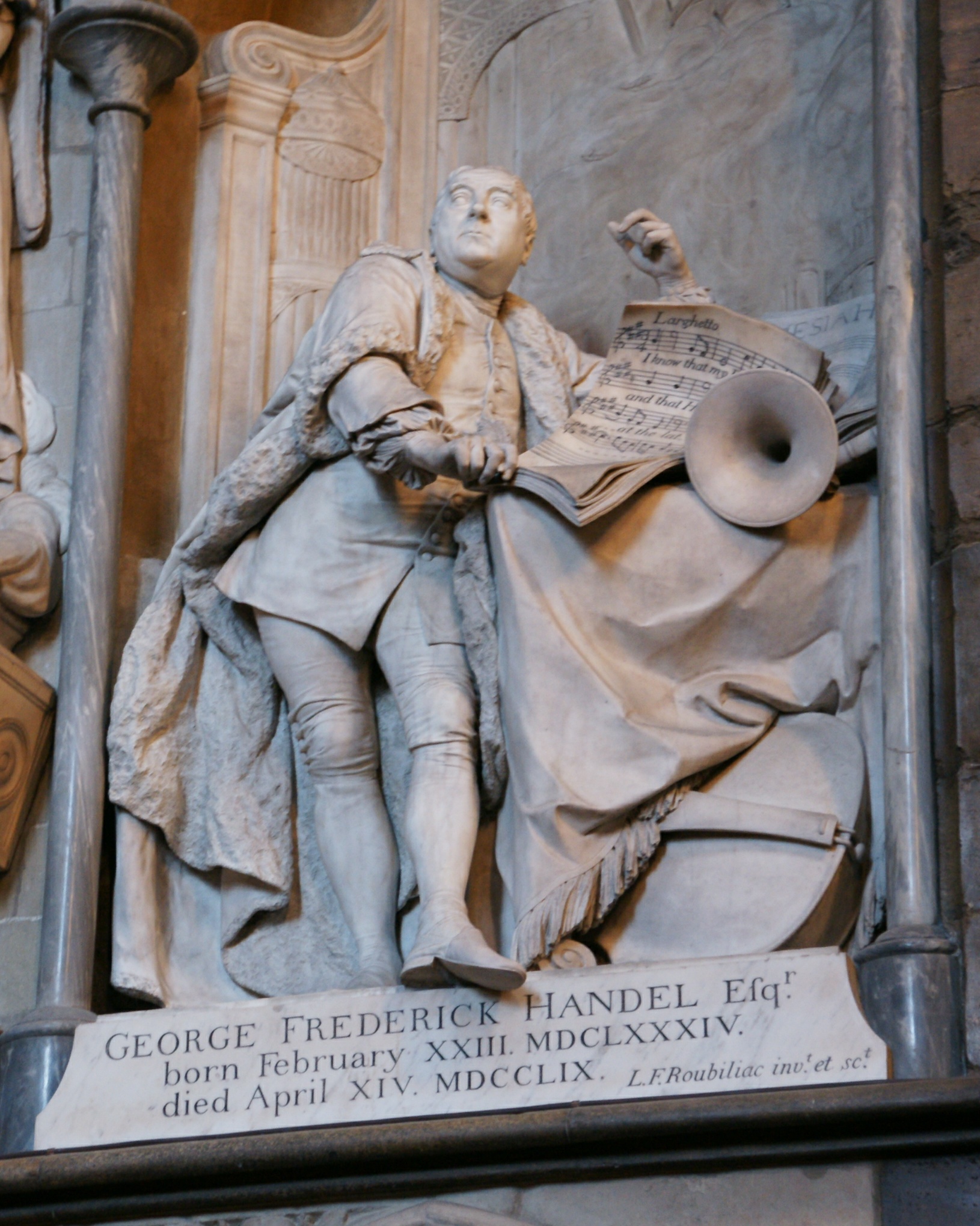 Georg_Friedrich HÄNDEL, Westminster Abbey, London, cliquer pour une vue agrandie