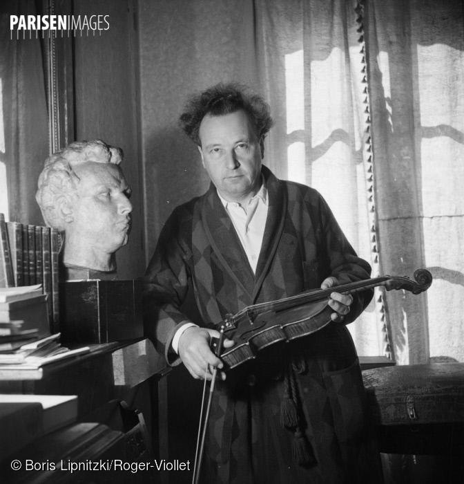 Arthur HONEGGER, Paris, 1949, ParisEnImages © Boris Lipnitzki/Roger-Viollet, Cliquer sur la photo pour l'original et ses références