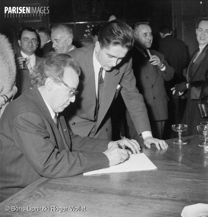 Arthur HONEGGER, Paris, 1949, ParisEnImages © Boris Lipnitzki/Roger-Viollet, Cliquer sur la photo pour l'original et ses références