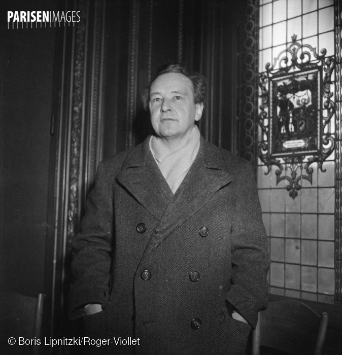 Arthur Honegger, Paris, Mars 1951, ParisEnImages © Boris Lipnitzki/Roger-Viollet, Cliquer sur la photo pour l'original et ses références