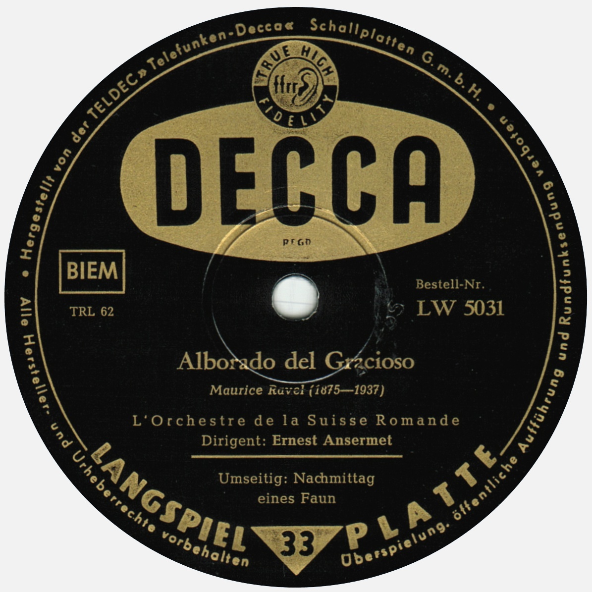 Decca LW 5031, étiquette verso édition CH/D, cliquer pour une vue agrandie