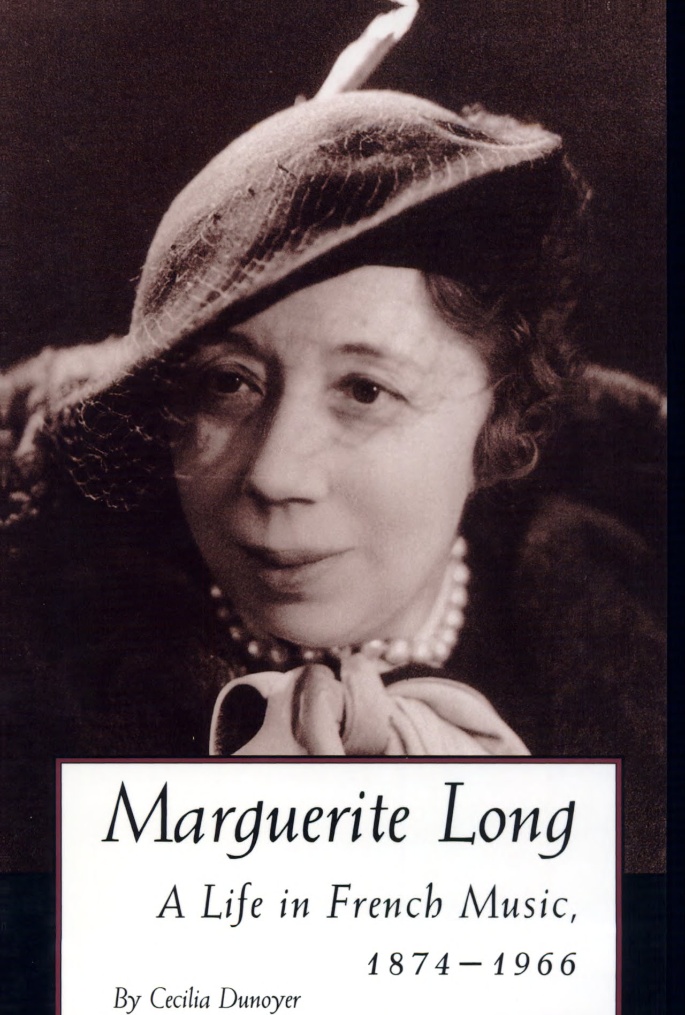 Marguerite LONG, Un siècle de vie musicale française, Cecilia Dunoyer de Segonzac, ISBN 2-86805-021-2, cliquer pour une vue agrandie et les références exactes