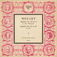 Recto de la pochette du disque „The Musical Masterpiece Society“ MMS 122