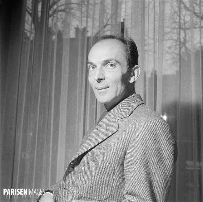 Igor MARKEVITCH, octobre 1957, Paris, © Roger-Violet et Boris Liptnitzi, PARISENIMAGES, cliquer pour une vue agrandie