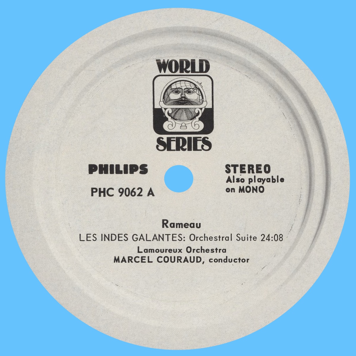Étiquette recto du disque Philips PHC 9062