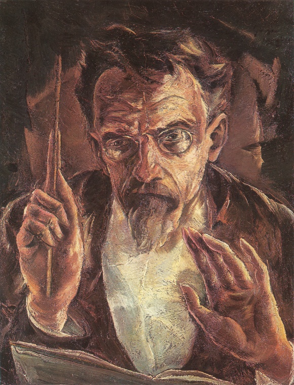 Hans PFITZNER, une peinture de Willi GEIGER, collection de la Städtische Galerie im Lenbachhaus, München