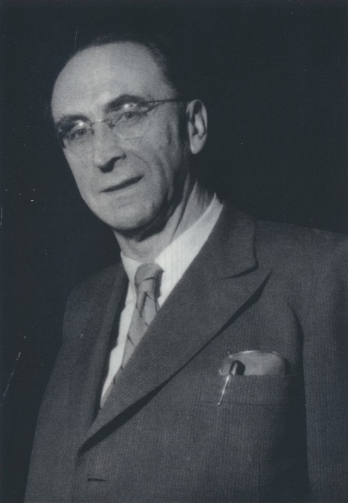 Hans ROSBAUD, photo des archives de la SWR, lieu, date et photographe inconnus