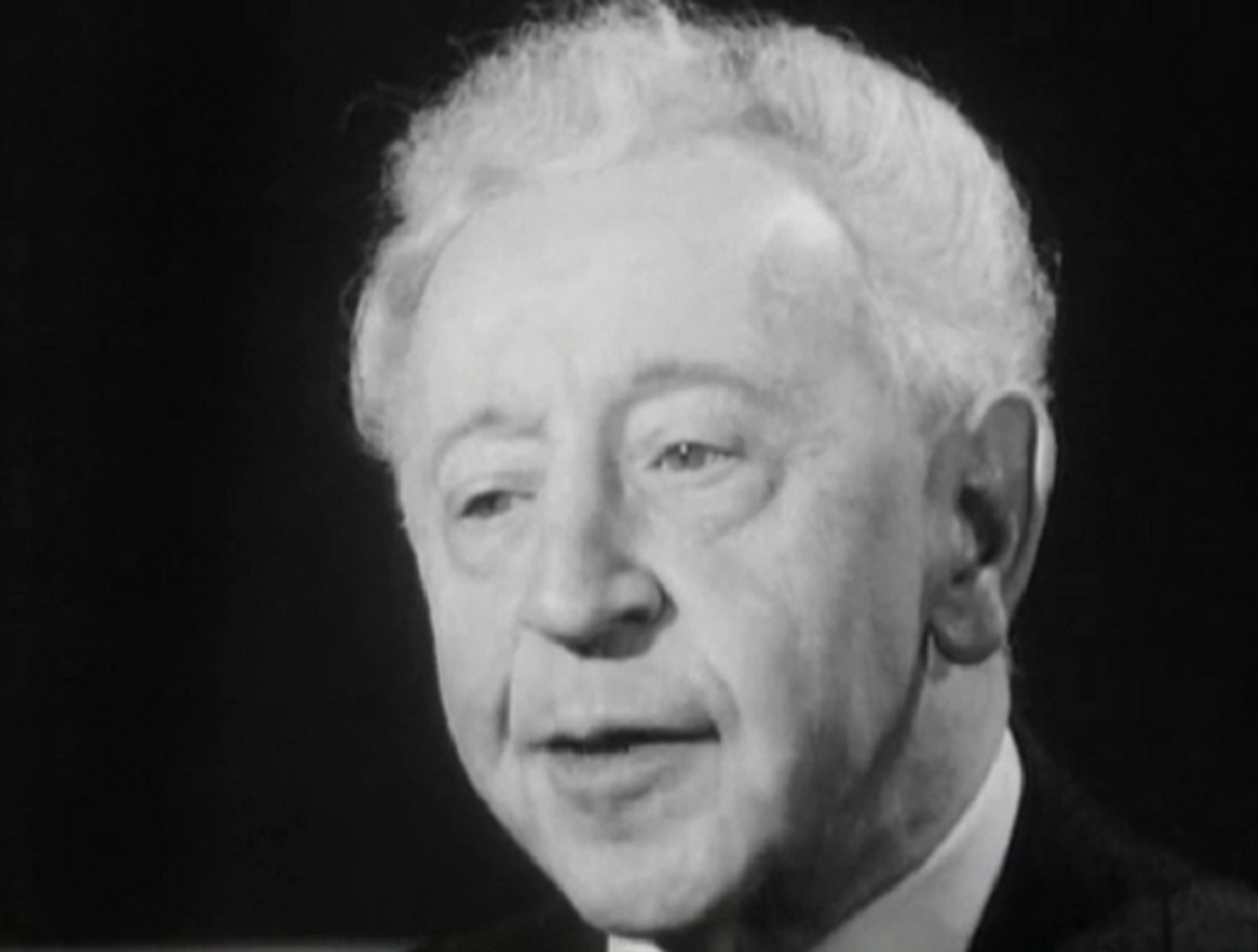 Arthur RUBINSTEIN, émission Carrefour RTSR, 25 novembre 1964