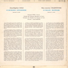 Verso de la pochette du disque Guilde Internationale du Disque SMS 2755