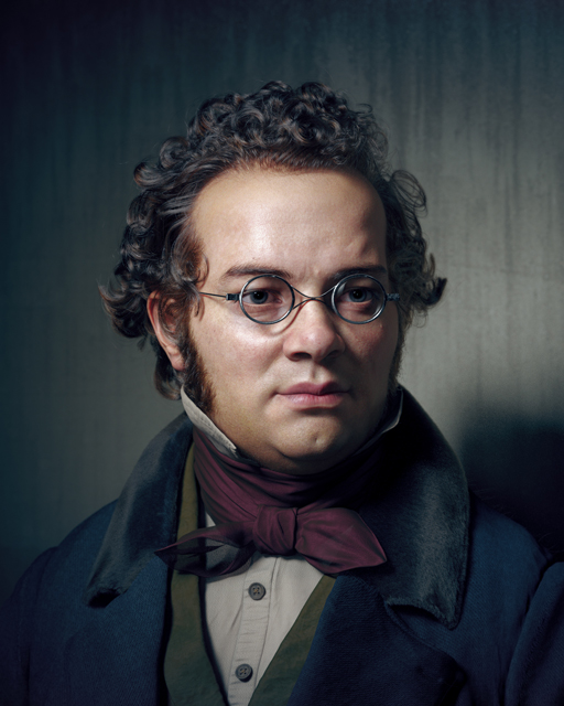 Franz SCHUBERT, 1846, vu en 3D par Hadi KARIMI, https://hadikarimi.com/portfolio/franz-schubert