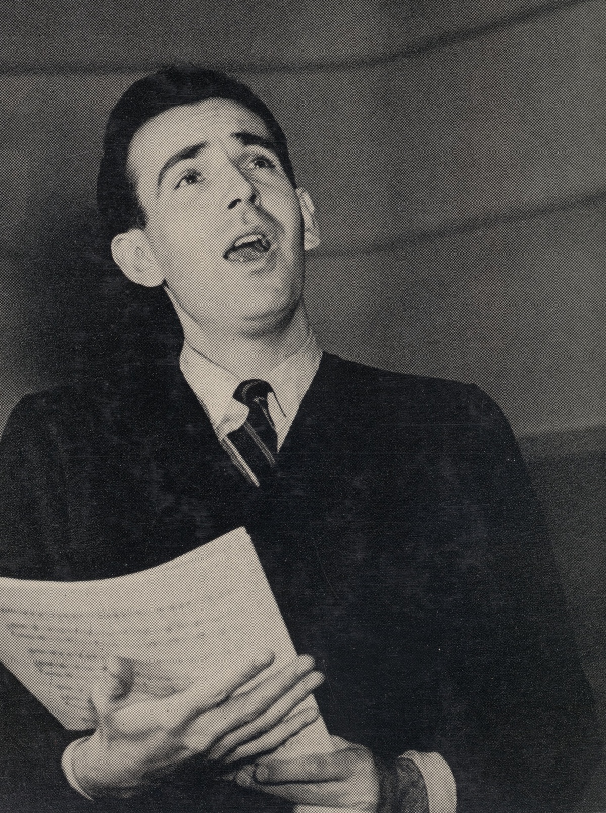 Gérard SOUZAY, photo de presse Decca, lieu, date et photographe inconnus