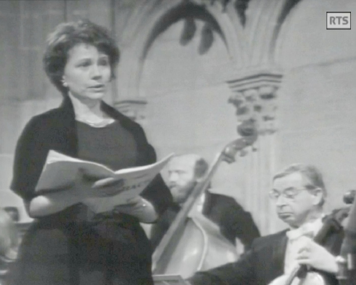 Wally Staempfli, 2 mars 1973, Cathédrale de Geneve, cliquer pour une vue agrandie