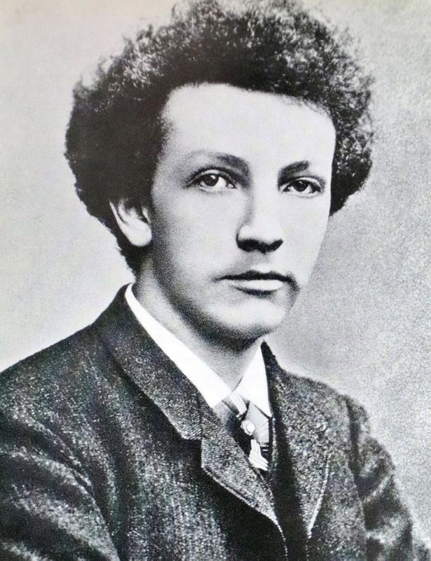 Le jeune Richard STRAUSS, un portrait fait par Josef Lehmkuhl, date inconnue