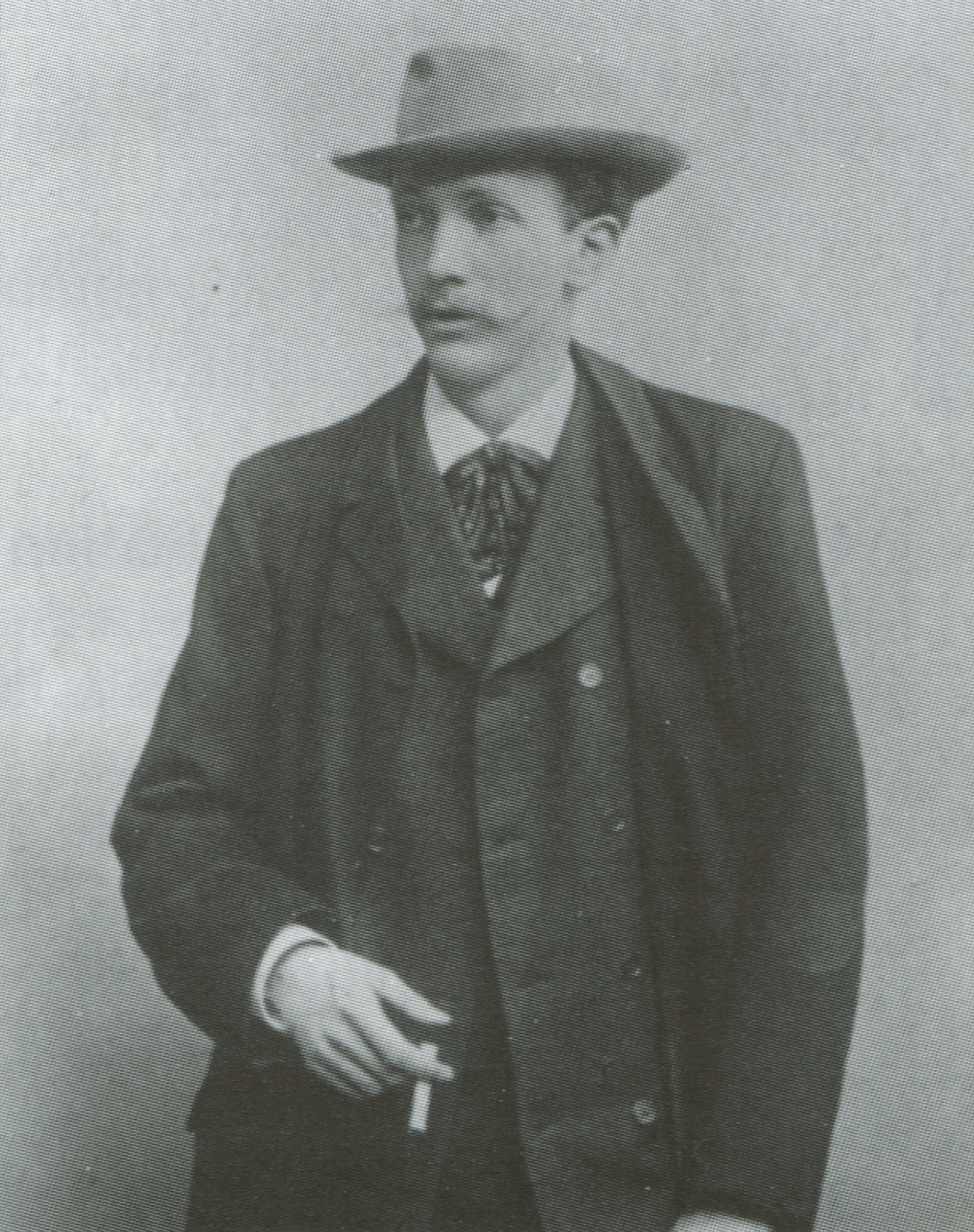 Richard STRAUSS vers 1901, une photo de l'Atelier Hertel, cliquer pour une vue agrandie