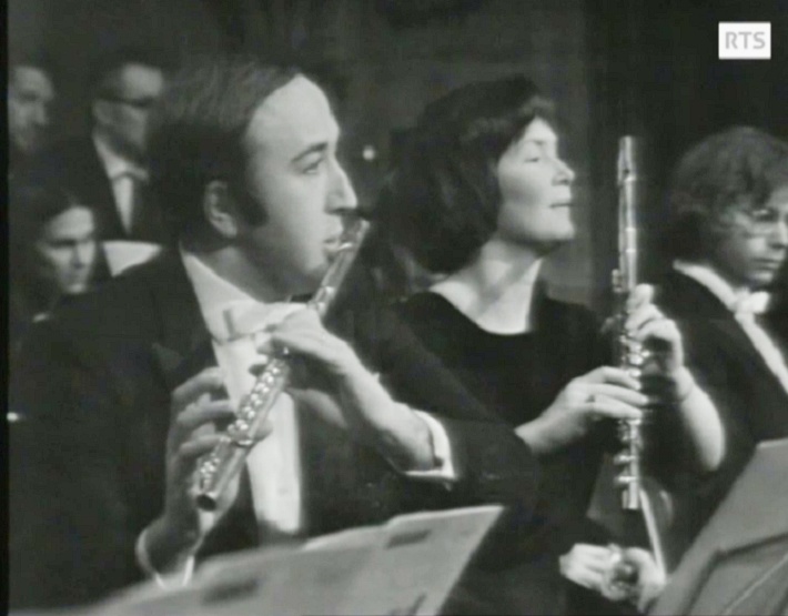 Pierre WAVRE et Brigitte BUXTORF, 2 mars 1973, Cathédrale de Genève, Magnificat de Bach avec Michel Corboz, cliquer pour une vue agrandie et plus d'infos