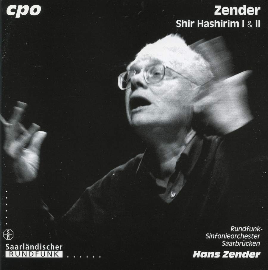 Hans Zender sur la pochette du disque Zender, Shir Hashirim I / II de CPO