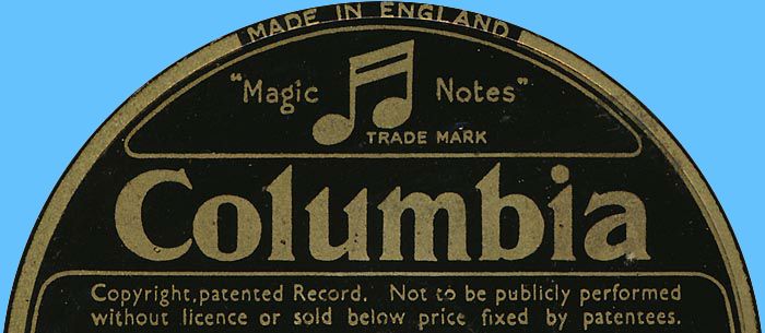 Label Columbia UK 1933 65C2FC