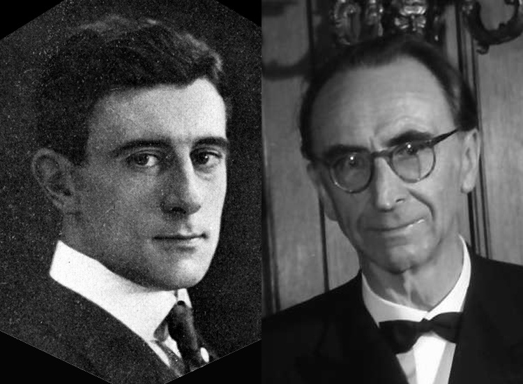 Maurice Ravel, à gauche, et Hans Rosbaud