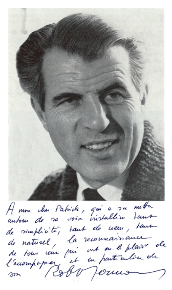 MERMOUD Robert 1966-06 MEZIERES dedicace a Patrick Crispini