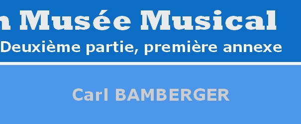 Logo Abschnitt Bamberger Carl de premiere annexe